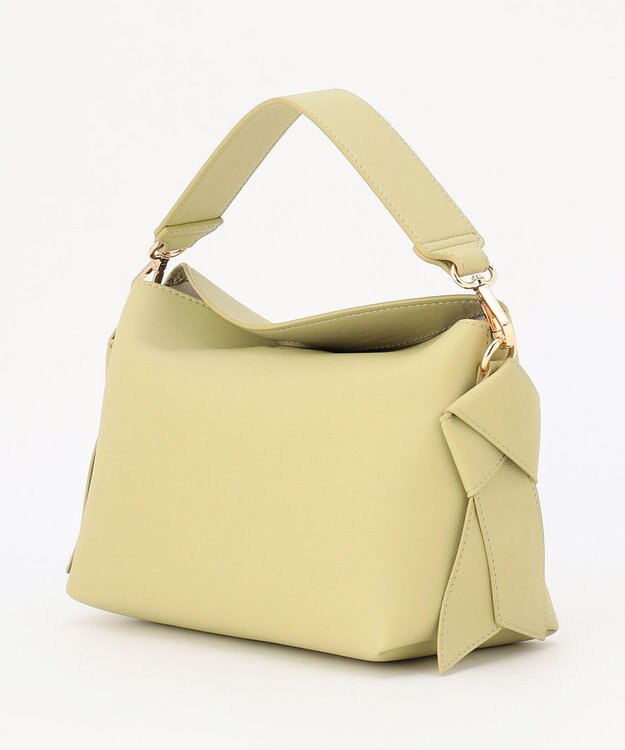 組曲 ブロードノット2WAYソフトショルダー バッグ ピスタチオ系