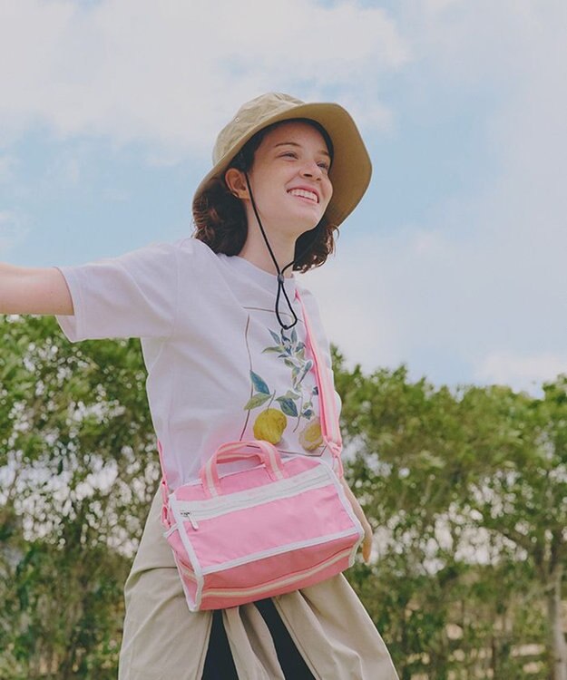 LeSportsac MINI DUFFEL CROSSBODY/スペクテイターピオニーピンク スペクテイターピオニーピンク