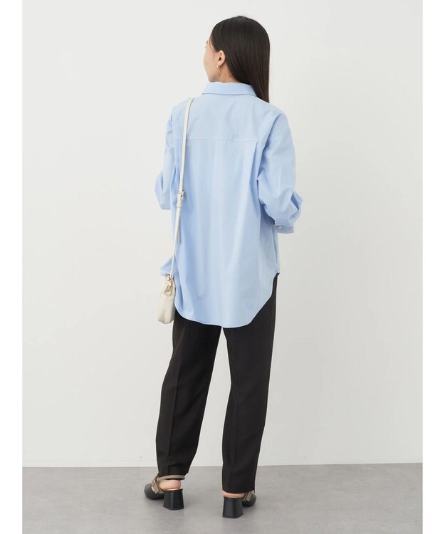 earth music&ecology パールボタンシャツ Sax