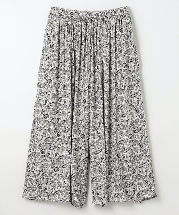 ANY 【ウエストゴム】リラックススカーチョ ペイズリー