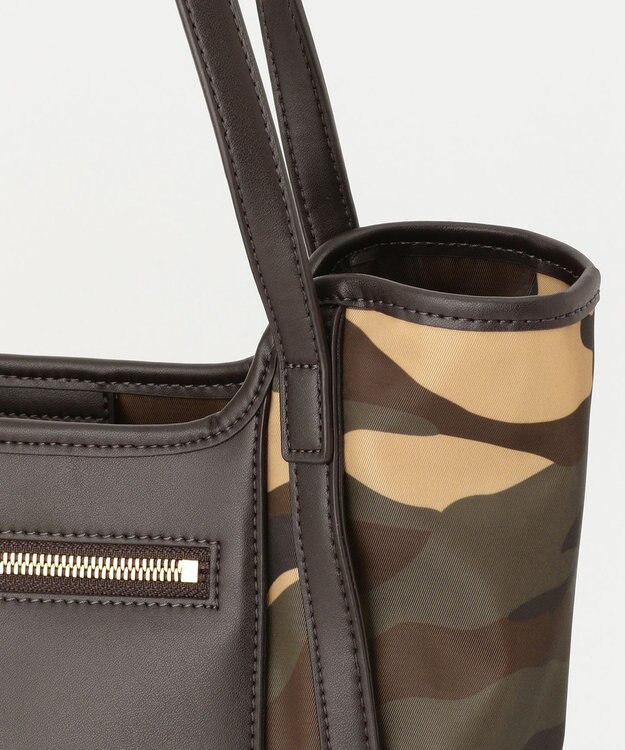 LA BAGAGERIE リサイクルレザー　フラップトート カーキ