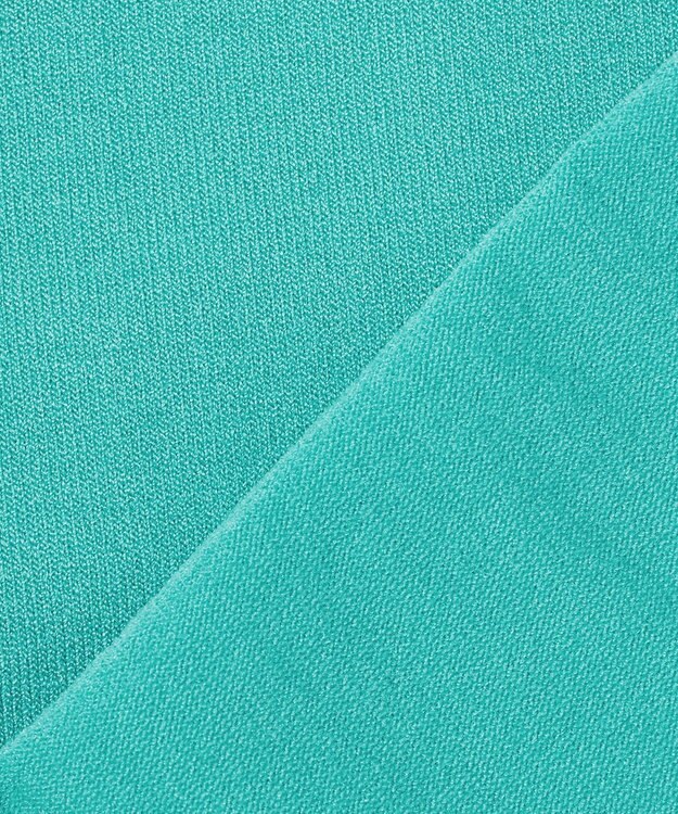 23区 【エステータ】シルキーポロ ニット ターコイズブルー系