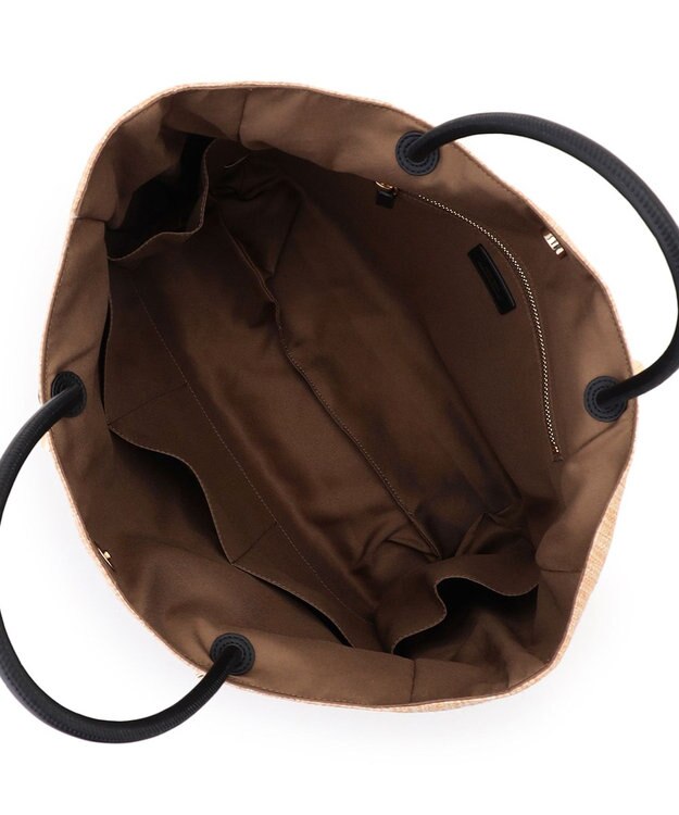 23区 【先行予約】ロゴ刺繍 雑材 トートバッグ ベージュ系