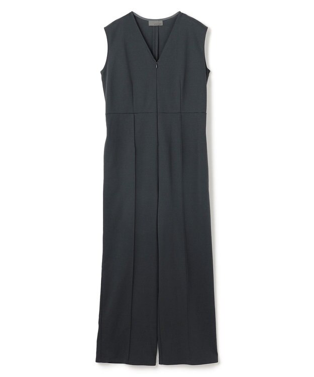 uncrave ダブルフェイスジャージー オールインワン スレート