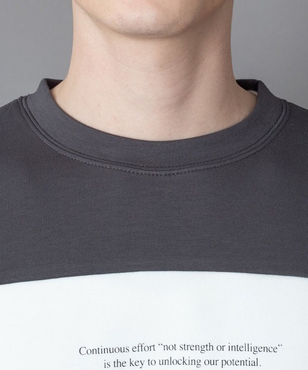 WEGO カラーパネルプルオーバー ブラック中濃色