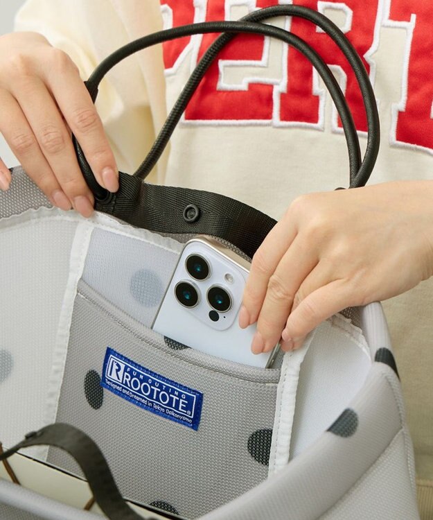 ROOTOTE 3564【ルートート】SC.ミディアム.ウエッファ-C 06：ドット・グレー