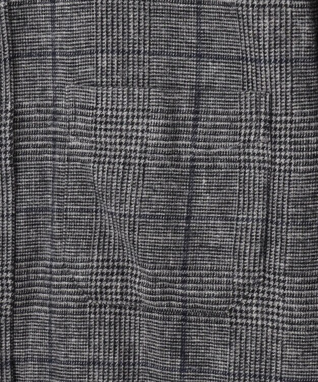 JOSEPH ABBOUD 【キングサイズ・柔らかな肌触り】 オーガニックラフィ グレンチェックシ ャツ ブラック系4