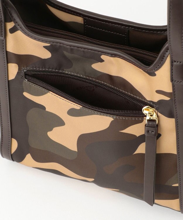 LA BAGAGERIE リサイクルレザー　フラップトート カーキ