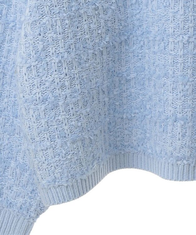 Green Parks テープヤーンニットプルオーバー Blue