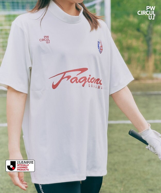 PW CIRCULUS 【UNISEX】J.LEAGUE モックネック J1所属の20クラブコラボ ゴルフ ファジアーノ岡山