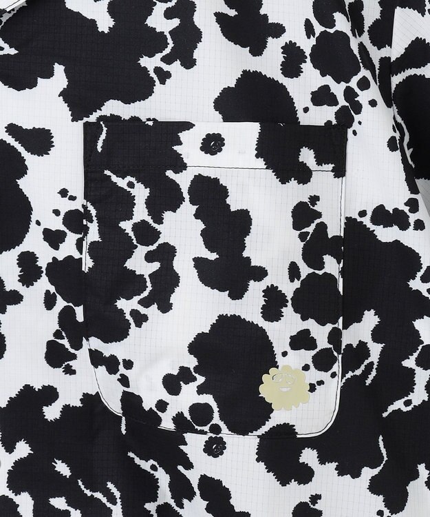 PW CIRCULUS 【MEN】【ストレッチ/通気性】プリント オープンカラー シャツ アニマル