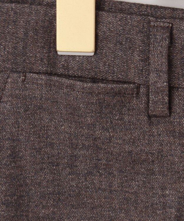 J.PRESS MEN 【ビジカジ兼用】ヤーンダイモールスキン パンツ ブラウン系