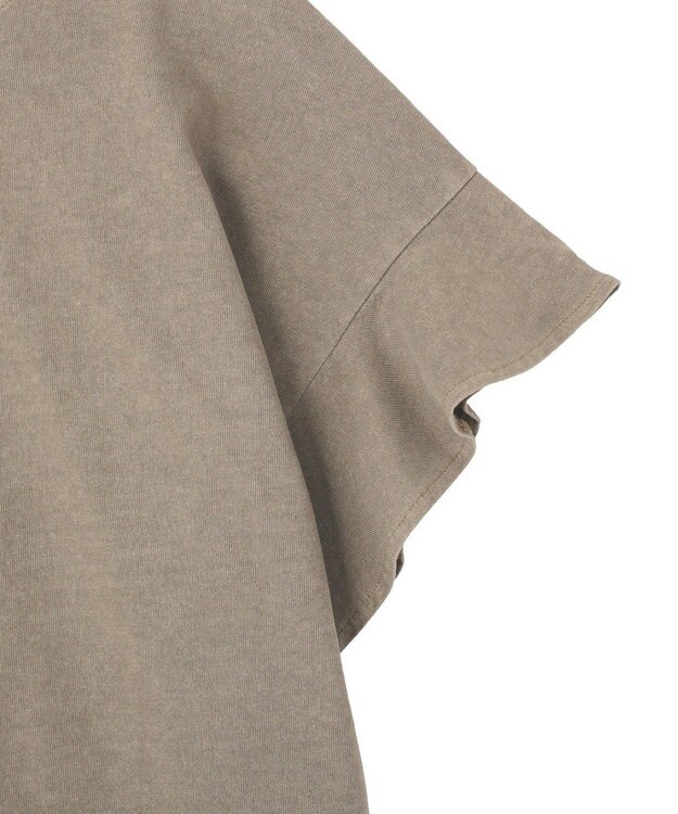 Green Parks ピグメントフリルカットプルオーバー Brown