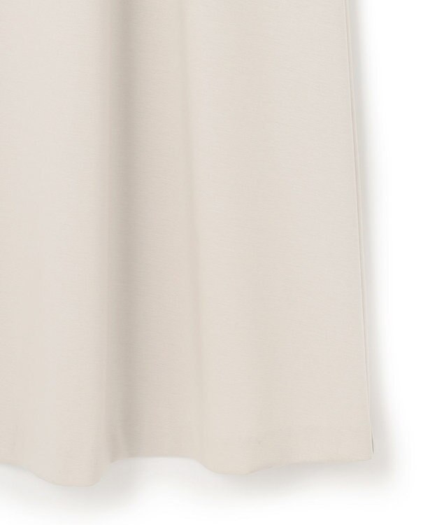 23区 S 【洗える】ストレッチポンチ Aライン ワンピース ライトグレー系