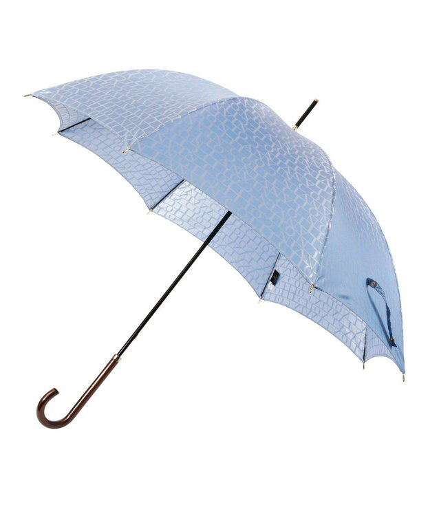 MOONBAT LANVIN COLLECTION 長傘 カチオンジャカード サックスブルー