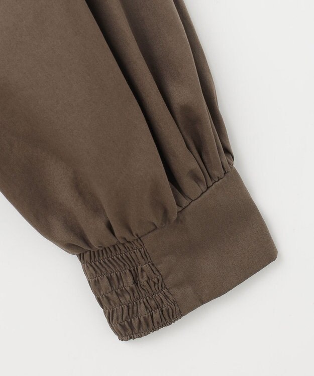 23区 S 【SLOW/一部店舗限定】ウォッシュドコットンサテン ブラウス ブラウン系