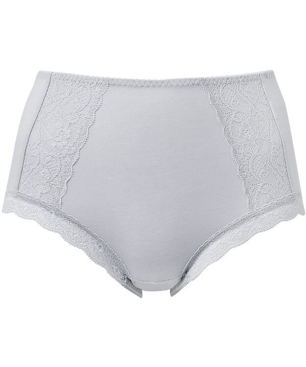 Wing ショーツ やさしいフィット感 綿混(身生地部) アウターにひびきにくい(裾) はきこみ丈ふつう NF1000 ウイング／ワコール グレー