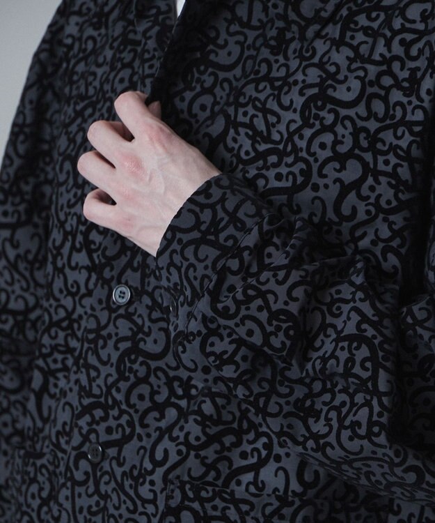 WEGO モールプリントシアーシャツ 柄1