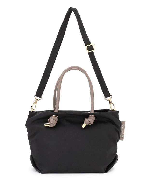 23区 VIOLAｄ’ORO ナイロン トート バッグ ブラック系