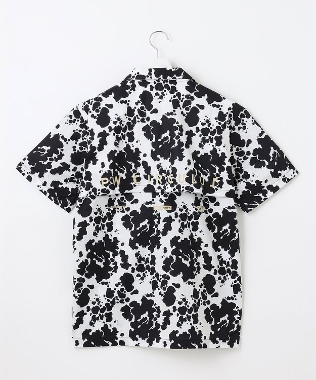 PW CIRCULUS 【MEN】【ストレッチ/通気性】プリント オープンカラー シャツ アニマル