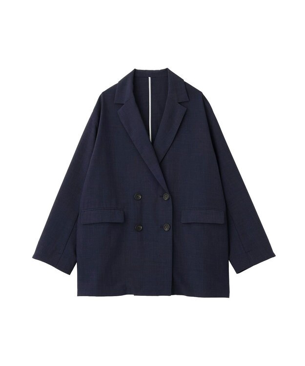 Green Parks オーバーサイズＷ釦ライトジャケット Navy