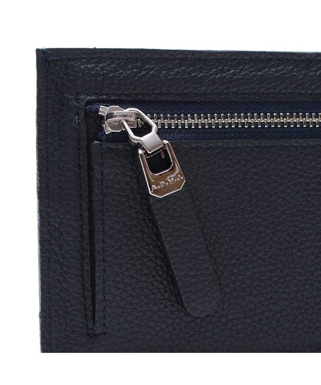 A.D.M.J. 【牛革】モーツァルト　スリムウォレット MARINE