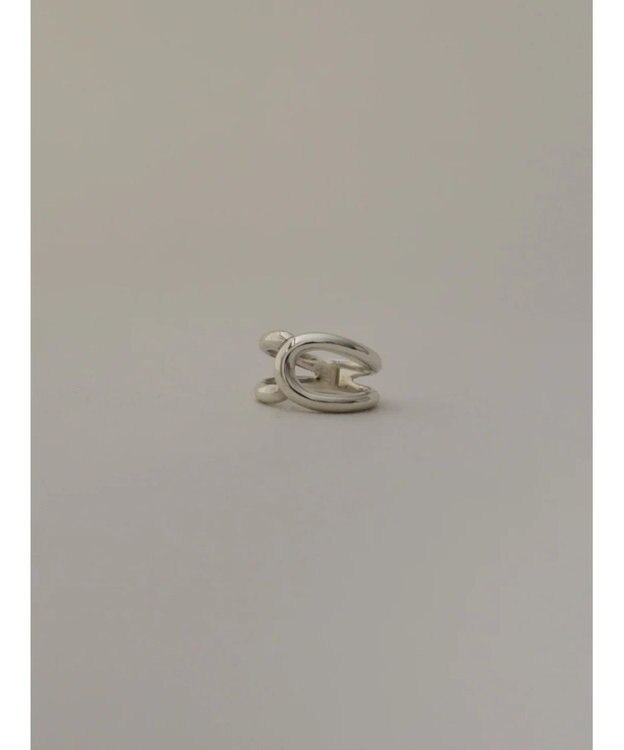 yoaa シルバー925　カーブリング シルバー925