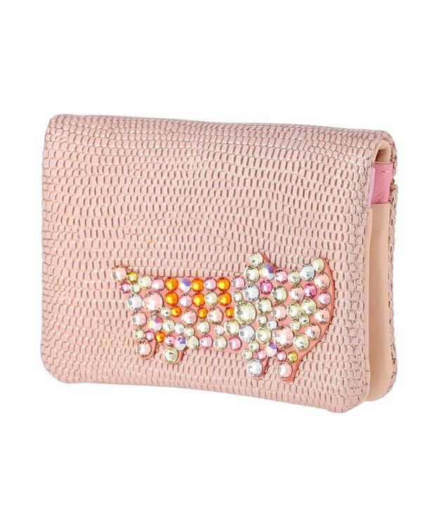 tsumori chisato CARRY キラネコストーン パスケース ピンク