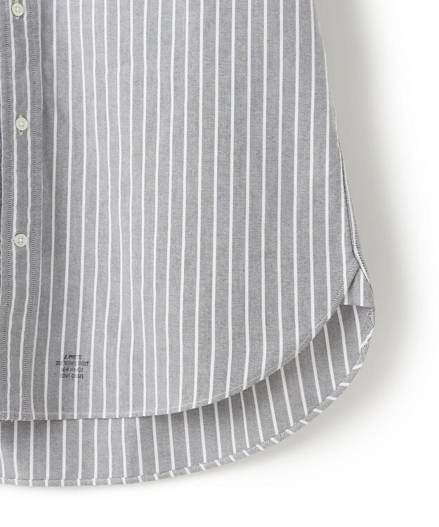 J.PRESS MEN 【WEB・一部店舗限定】オックスフォード ストライプシャツ/B.D. グレー系1
