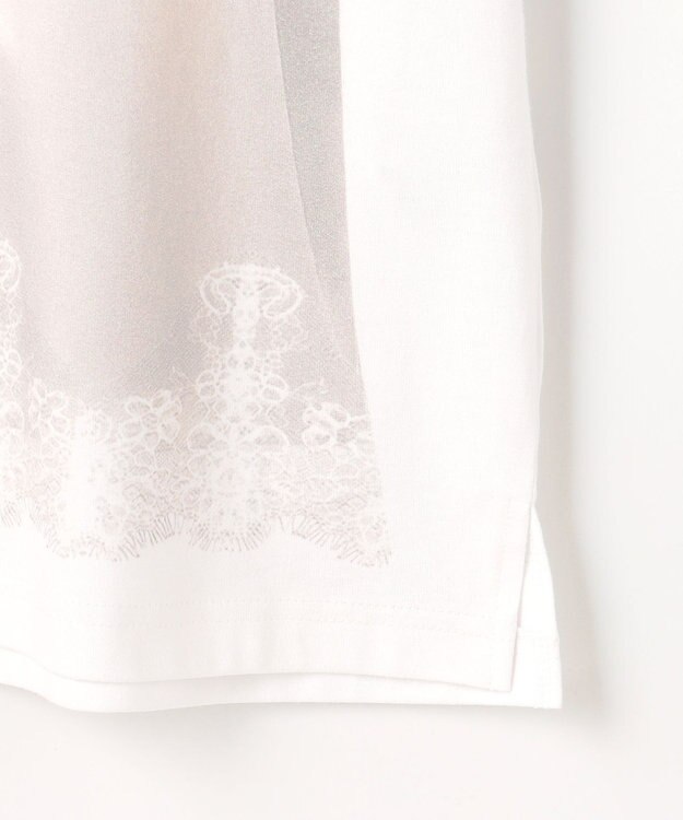 組曲 S 【先行予約・WEB限定】トロンプルイユ レースキャミソール Ｔシャツ ホワイト系