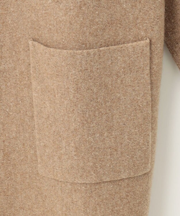 J.PRESS LADIES 【洗える】BONNY Vネック ニット アウター キャメル系