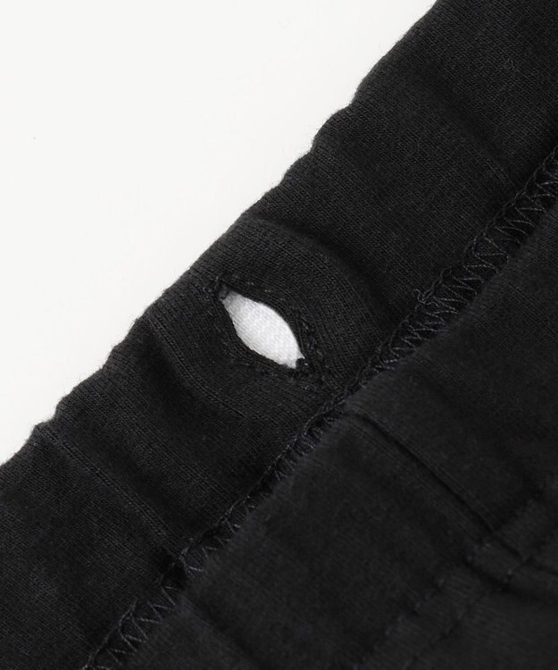 ANY KIDS 裾リボン レギンス ブラック