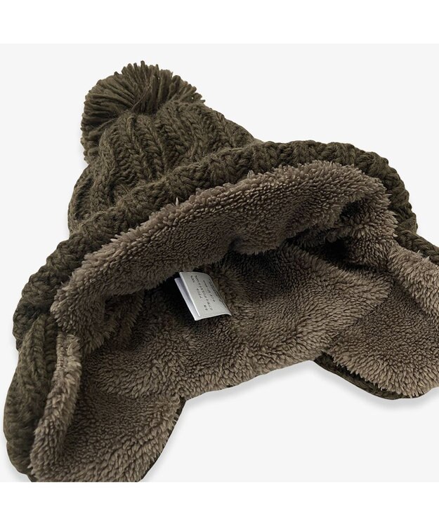 林八百吉商店 Champion　イヤー裏ボアワッチ ブラウン