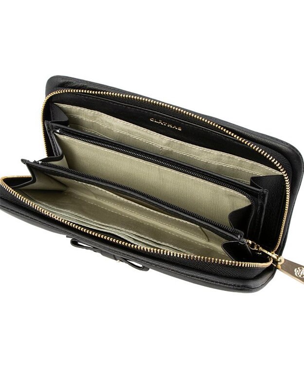 CLATHAS リラン ラウンド長財布 ブラック