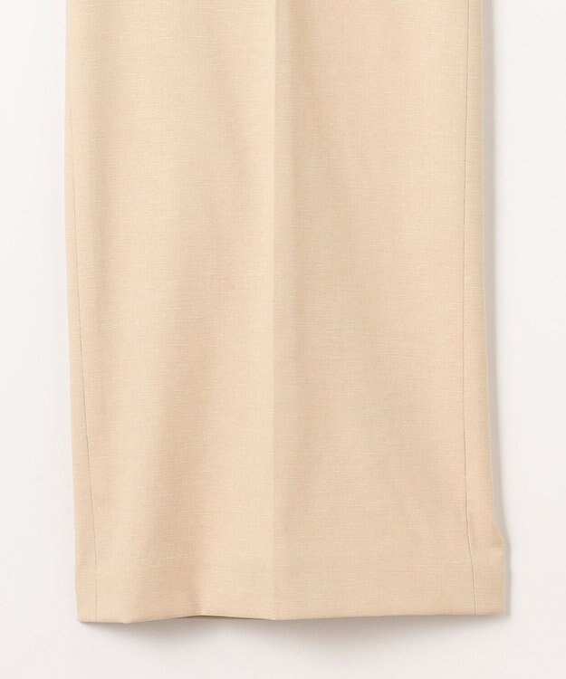 自由区 L 【接触冷感・UVカット・吸水速乾・洗える】シェルタリングドライオックスワイド パンツ ベージュ系