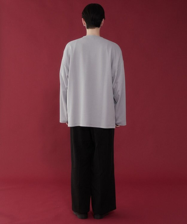 WEGO AIRFUNCTIONシンプルロゴT（LS） ライトグレー