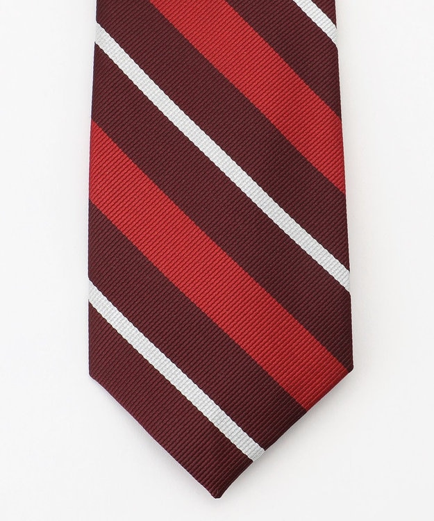 J.PRESS MEN 【定番】オーセンティック レジメンタル ネクタイ ワイン系2
