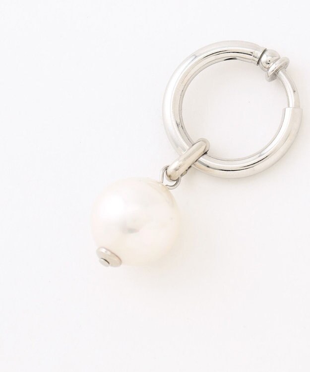 GRACE CONTINENTAL パールリングイヤークリップ シルバー