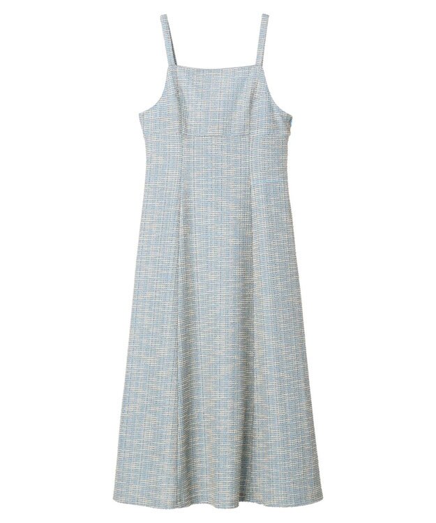 earth music&ecology ツイードワンピース Blue