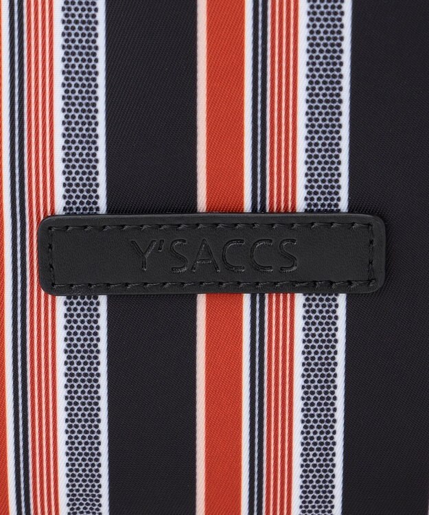 Y'SACCS マルチストライプ すっきりトート Mサイズ レッド