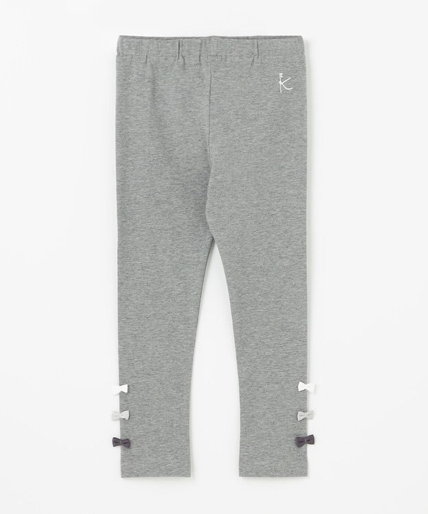 組曲 KIDS 【110-140㎝】ストレッチ天竺 レギンス グレー系