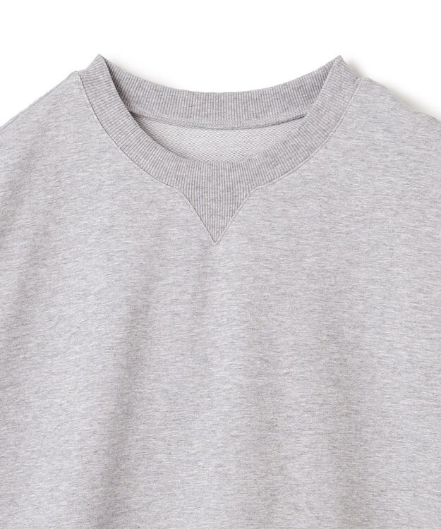 UNFILO スウェットサイドZIPベスト ライトグレー