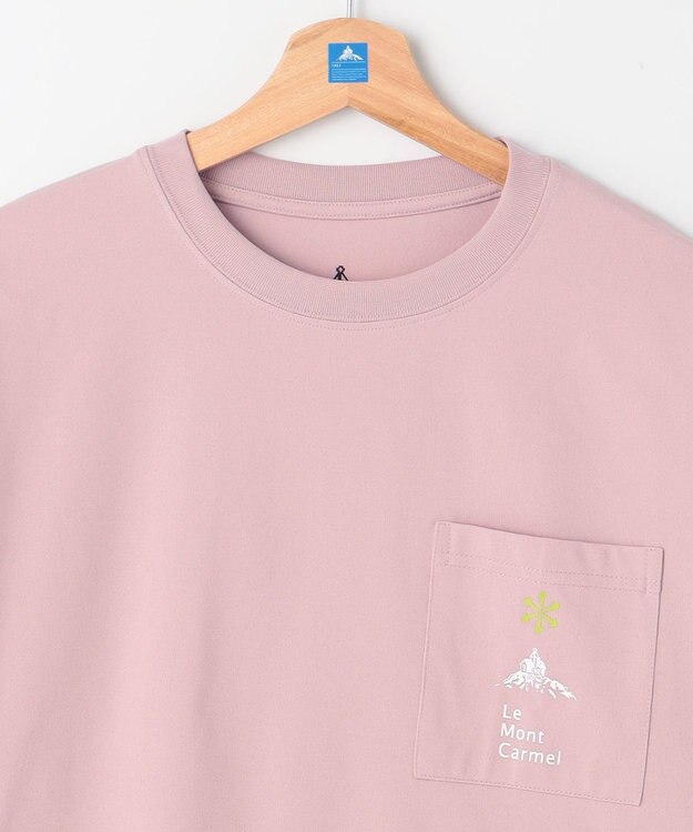 SHARE PARK LADIES 【UVカット・吸水速乾・ストレッチ・軽量 】ロゴポケットTシャツ（S・Mサイズ） ピンク系