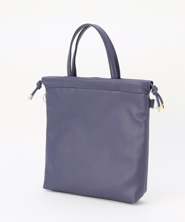 ANY 巾着バッグ ネイビー