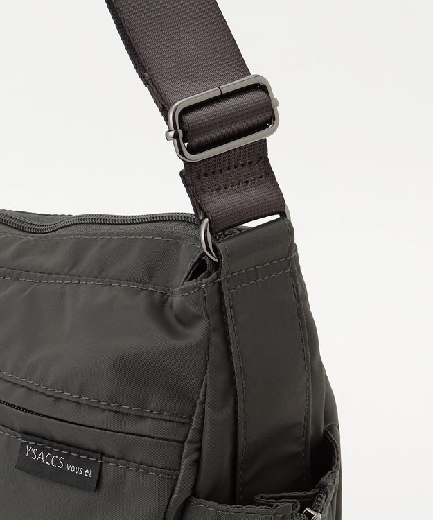 Y'SACCS 【Y’SACCS vous et】サイドジップショルダー ダークグレー