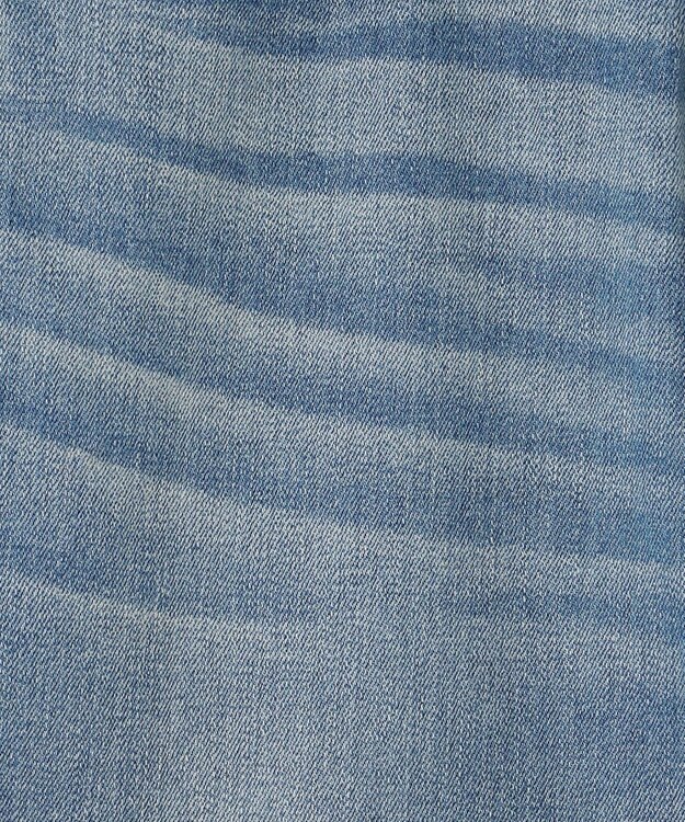 J.PRESS LADIES S 【洗える】BASIC STRETCH DENIM ボーイフィット パンツ ダルブルー系