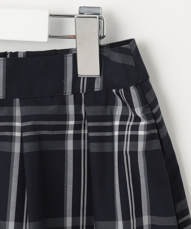 J.PRESS LADIES S 【洗える】コンパクトチェック スカート ネイビー系3