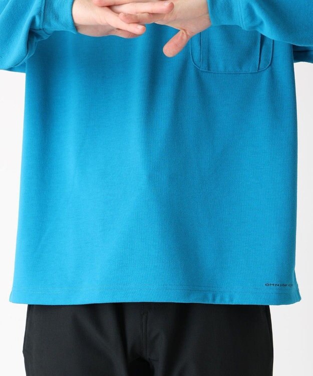 Columbia Columbia/ バーンノベルロングスリーブクルー /コロンビア Blue Echo