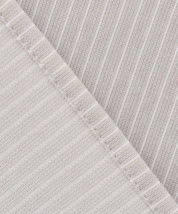 自由区 【XSサイズ～/洗える】トリコットジャージー プルオーバー ライトグレー系1