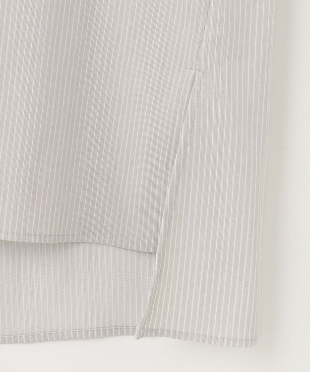 自由区 【XSサイズ～/洗える】トリコットジャージー プルオーバー ライトグレー系1